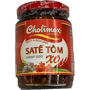 チョリメックス ベトナムラー油エビサテ 170g 1瓶 SATE TOM XO Cholimex 170g 1 hu