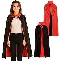 Amazon.co.jp: MORYTRADE マント コスプレ 黒 赤 ハロウィン