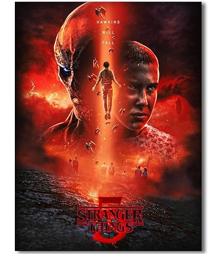 ストレンジャーシングス3 木枠付きキャンバスポスター 60センチ× 80