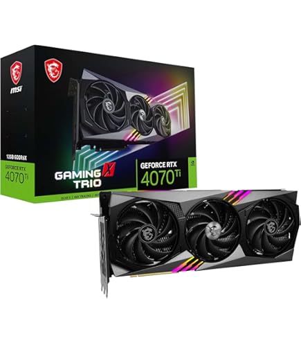 Amazon | MSI GeForce RTX 4070 GAMING X TRIO 12G グラフィック
