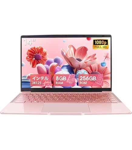 Amazon.co.jp: 【2025最新型】ノートパソコン ピンク 第13世代 15.6型