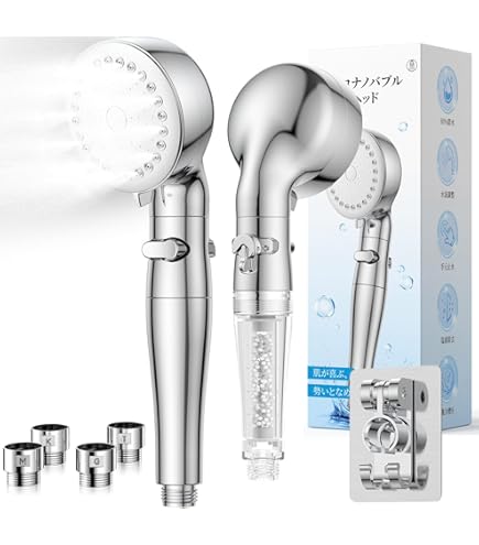 Amazon.co.jp: シャワーヘッド マイクロナノバブル 節水 高水圧