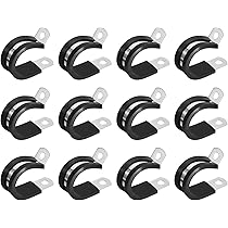 Amazon | uxcell ケーブルクランプ 38 mmホース径 304ステンレス
