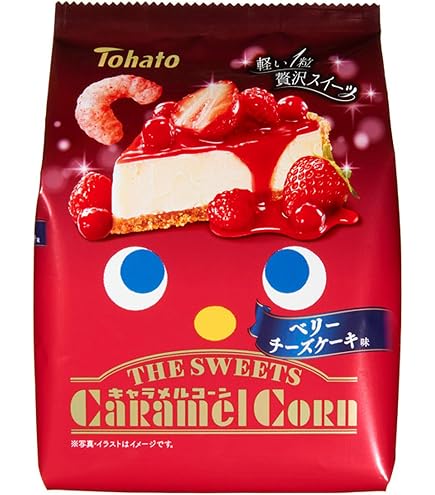 Amazon.co.jp: 東ハト キャラメルコーンストロベリーアイスクリーム味
