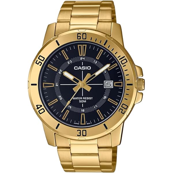 CASIO GENERAL MTP-V002G-1BUDF GOLD STAINLESS STEEL MEN'S