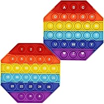 ぽっきぃ　スクイーズ Amazon | Fuushspoy スクイーズ玩具 (数字 英語アルファベット