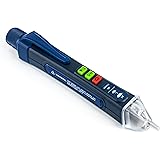 VENLAB ペン型 検電器 AC12V~1000V/48V~1000V感度調節 非接触電圧検出器 電圧チェッカー 誘導線断線検知器 ブザーアラーム LEDライト搭載 電圧テスター レーザークラスII 出力1mW未満