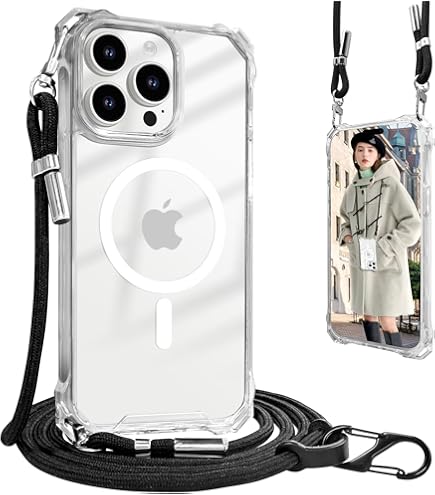 Amazon.co.jp: iPhone 15 Pro Max ケース クリア ショルダー