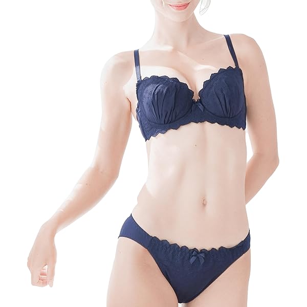 Amazon | [フランデランジェリー] 全面ハート刺繍 ブラセット