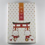 【京都観光】稲荷・きつねさん柄の御朱印帳「千本鳥居」麗聲堂オリジナル (12×18ｃｍ Ｌサイズ)