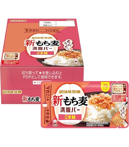 Amazon.co.jp: UHA味覚糖 もち麦満腹バー 十六雑穀プラス 55g 20袋入り