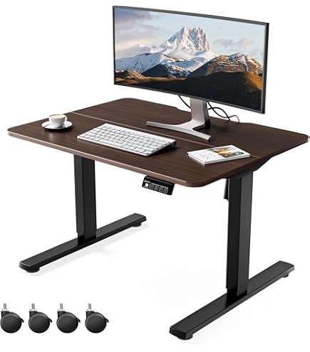 Amazon | ローデスク 高さ46-72cm 昇降デスク 幅120cm 奥行き60cm 電動