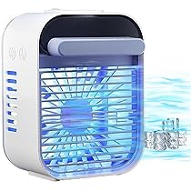 ❤️万能❤️冷風機 加湿器 節電 冷房対策 アロマ 冷風扇 Amazon | 冷風機 冷風扇 卓上冷風機 小型 水冷エアコン USB給電