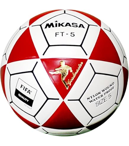 Mikasa サッカーボール ホワイト/レッド MIKASA（スポーツ） ミカサ サッカーボール ビッグシュート 4号