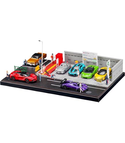 Amazon.co.jp: ジオラマガレージ 世田谷ベース風 1 64～1 43 ミニカー