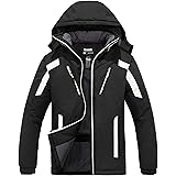 Skieer Men's Waterproof Ski Jacket Winter Snow Coat Windproof Snowboarding Jackets Warm Raincoat