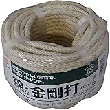 まつうら工業 綿素材 金剛打(12打)ロープ 太さ6mm 長さ20m 丸巻パック
