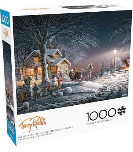 Amazon.co.jp: Buffalo Games ジグソーパズル テリー・レッドリン 冬の