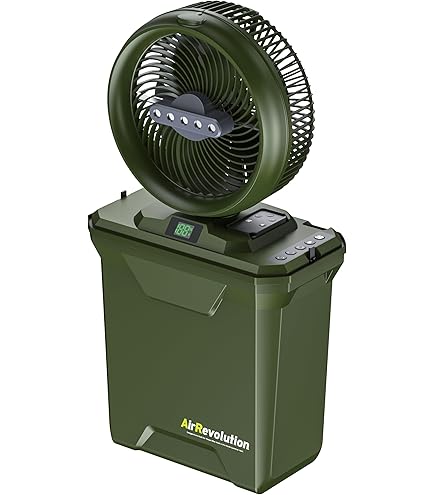 Amazon | FDオリジナル ミストファン AirRevolution MIST FAN 充電式