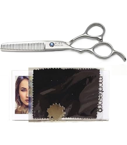 Amazon | ステンレス 左利き用スキはさみ | GREEN BELL 匠の技