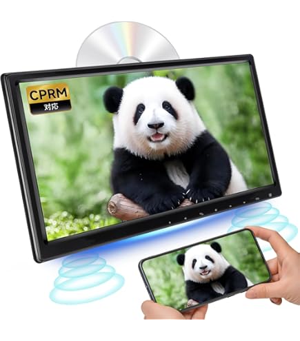 [山善] ポータブル DVDプレイヤー 11.4インチ リアモニター 車載用 山善] ポータブル DVDプレイヤー 11.4インチ リアモニター 車載用