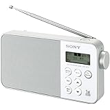 ソニー ラジオ XDR-55TV : FM/AM/ワンセグTV音声対応 おやすみタイマー搭載 乾電池対応 ホワイト XDR-55TV W