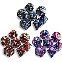 Amazon | LIANHATA 多面体 ダイス サイコロ セット アクリル 21