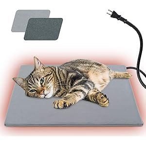 TWONE ペット用 ヒーター ペット用ホットカーペット 厚手 猫 犬用 ヒーターマット ペットカーペット 45×40c…
