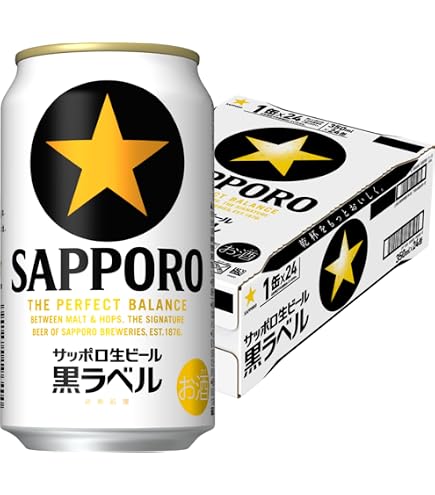 Amazon.co.jp: アサヒスーパードライ350ml 12本 + サッポロ黒ラベル