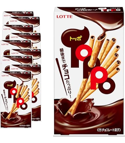 Amazon | ロッテ トッポ(ザ・ショコラ) 2袋入×10個 | ロッテ