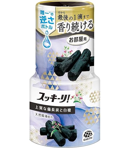 Amazon | 炭の消臭元 落ち着いた癒やし空間白檀の香り 50ml × 3個
