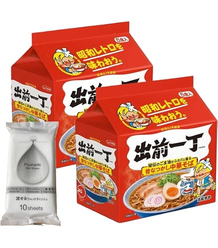 Amazon.co.jp: 出前一丁 日清食品 袋麺 5食パック : 食品・飲料・お酒