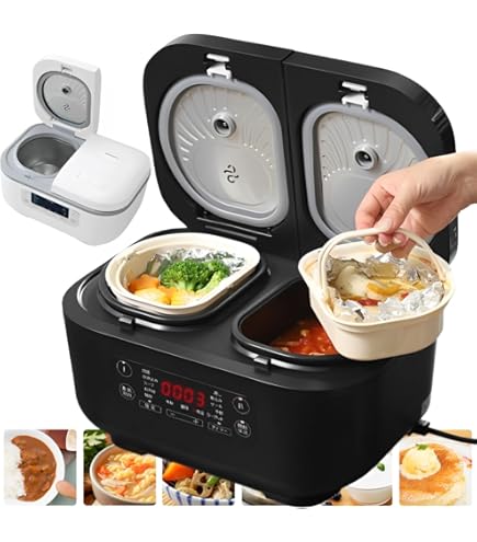 Amazon | [Shelddi] 炊飯器 ダブルインナー SDC-060 | Shelddi