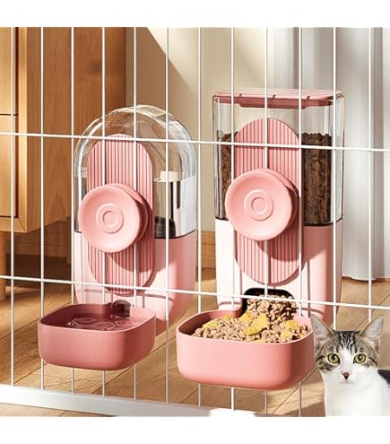 ピンクの3段キャットケージ＆給餌器＆給水器 ピンクの3段キャットケージ＆給餌器＆給水器 【公式通販】