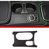 車の右運転ABSカップホルダー装飾マスクに適していますメルセデスベンツCLA GLA AクラスC117 W176 W177 X156 A180 2012-2019右ハンドル(カーボンファイバー)