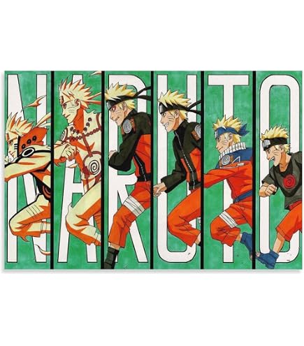 Amazon.co.jp: NARUTO -ナルト- アニメ キャンバスアート ポスターと