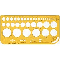 (未使用･未開封品)　ウチダ テンプレート No.863 仕上記号定規 012-0012 og8985z Amazon | ウチダ テンプレート No.863 仕上記号定規 012-0012