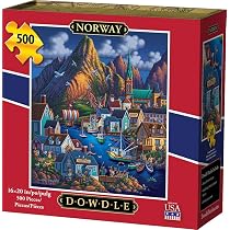 Dowdle Jigsaw Puzzle - Morro Bay 500 Piece Puzzle (16x20 Inch), Featuring Giovanni's Fish Market - View #3