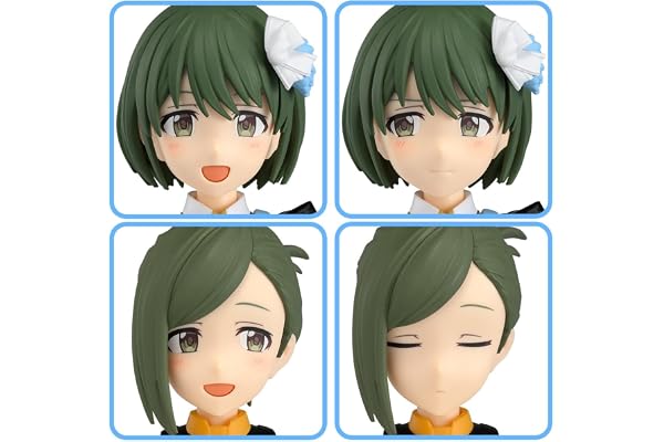 BANDAI SPIRITS(バンダイ スピリッツ) 30MS アイドルマスターシャイニーカラーズ オプションヘアスタイル&フェイスパーツセット(七草にちか/七草はづき) 色分け済みプラモデル