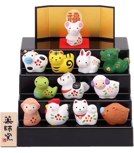 薬師窯 干支 鏡餅 飾り(大・収納桐箱台付) Amazon.co.jp: 薬師窯(yakushigama) 干支 鏡餅 飾り(大・収納桐箱台付