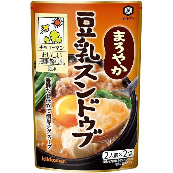 Amazon.co.jp: キッコーマン食品 まろやか豆乳スンドゥブ 156g×3