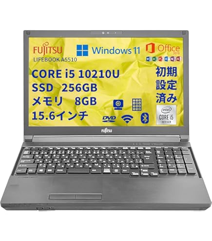 Amazon.co.jp: 【整備済み品】Fujitsu 富士通 FMVノートPC LifeBook