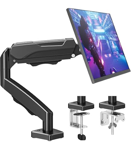 Amazon.co.jp: プレミアムモニターマウントデスクアーム – デュアル 
