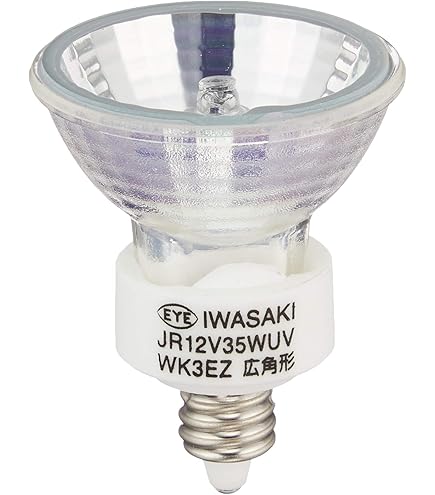 Amazon | 岩崎 ハロゲン電球 JR12V45WUV/MK5/HA2 | 岩崎