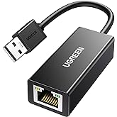 UGREEN Ethernet Adapter USB 2.0 to 10 100 Mbps Network Adaptor RJ45 Wired Internet LAN Adapter for Laptop PC Compatible with 