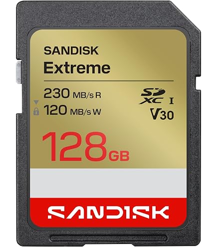 Amazon | SanDisk 128GB Extreme UHS-I SDXC SDSDXV5-128G サン