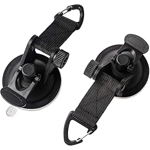 Mogoti 吸盤 フック付き 強力 タープ連結用 車 カーサイドタープ テント用アクセサリー サンシェード固定 荷物締…