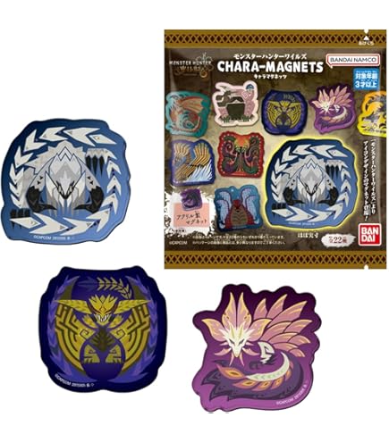Amazon.co.jp: モンスターハンター ワイルズ キャラマグネッツ 14個