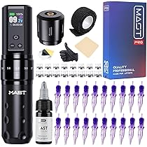 Amazon | Mast Fold2 Pro ワイヤレス ロータリータトゥーマシン