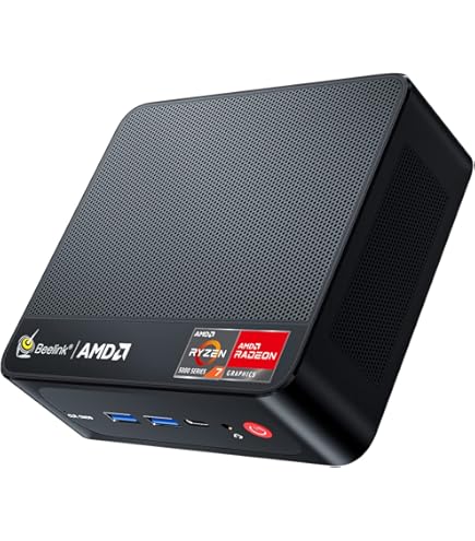 Beelink SER6 Pro Mini PC, AMD Ryzen 7 7735HS (8C/16T, Up to 4.75